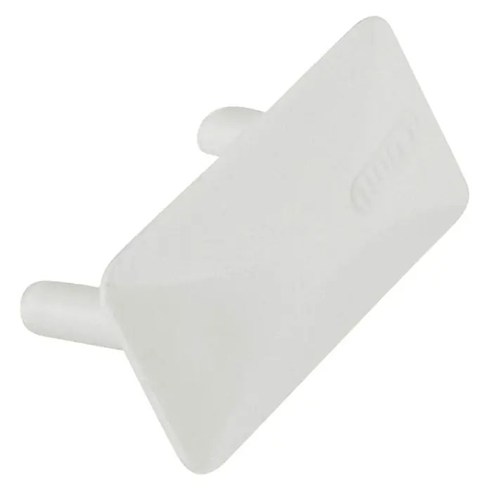 Simon Protector de enchufe CL410570 - Blanco, 5 ud. - Vista angular