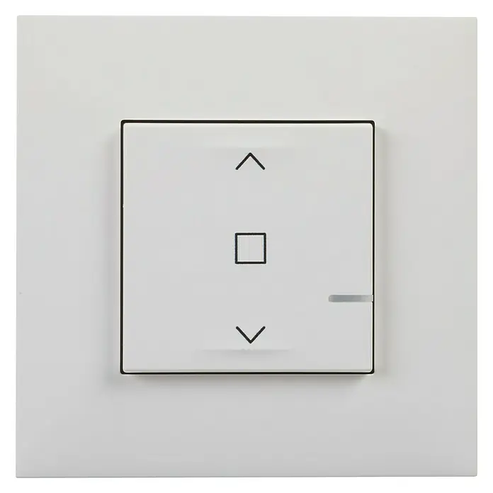 Legrand Valena Next with Netatmo Interruptor para persianas Conectado - Blanco, Plástico, Montaje en la pared - Vista frontal