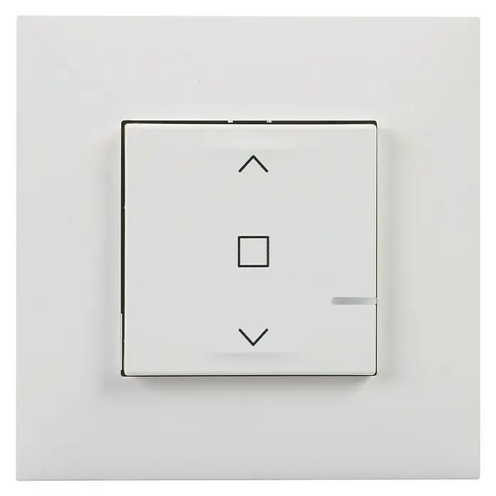 Legrand Valena Next with Netatmo Interruptor para persianas Wireless - Blanco, Plástico, Montaje en la pared - Vista frontal