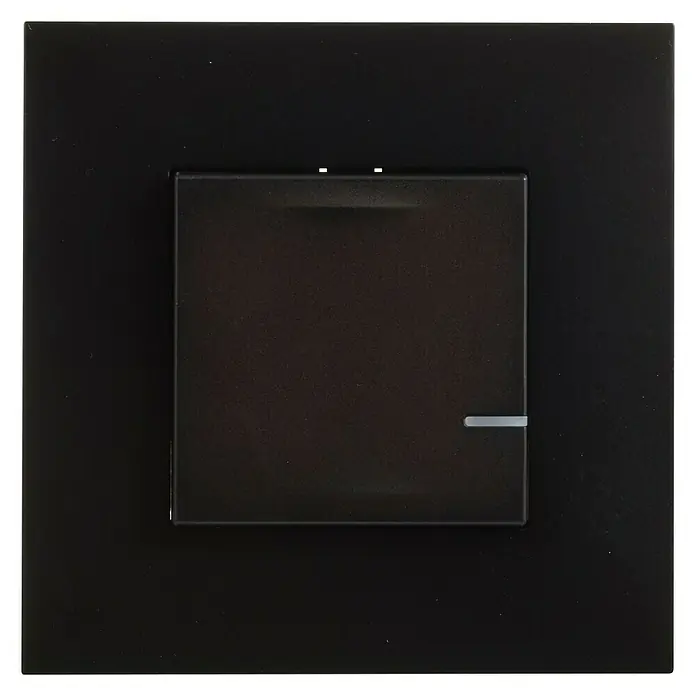 Legrand Valena Next with Netatmo Interruptor inalámbrico On/Off - 3 W, Negro, Alcance: 185 m - Vista frontal