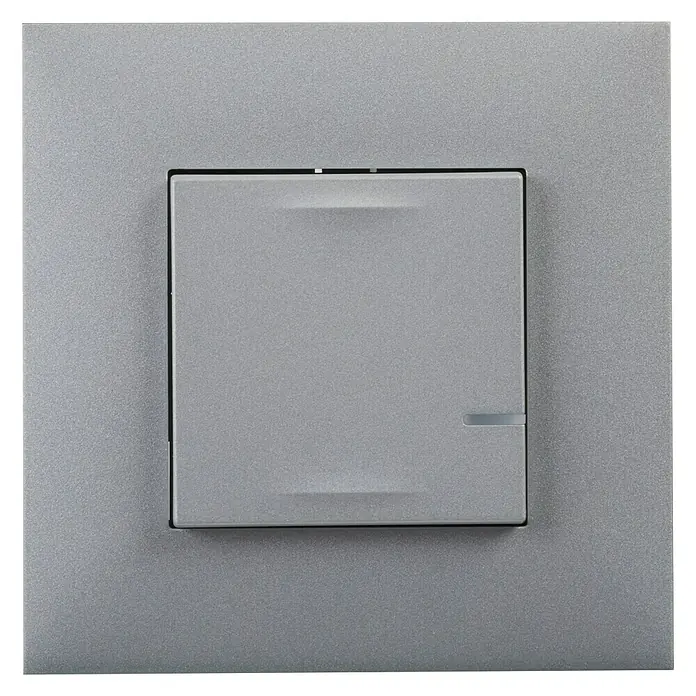 Legrand Valena Next with Netatmo Interruptor inalámbrico On/Off - 3 W, Aluminio, Alcance: 185 m - Vista frontal