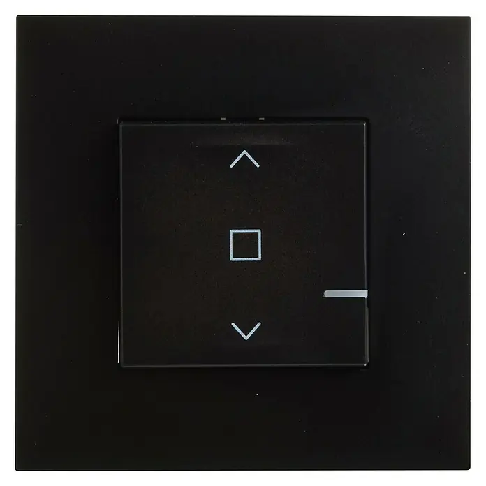 Legrand Valena Next with Netatmo Interruptor para persianas - Montaje en la pared, Negro - Vista frontal