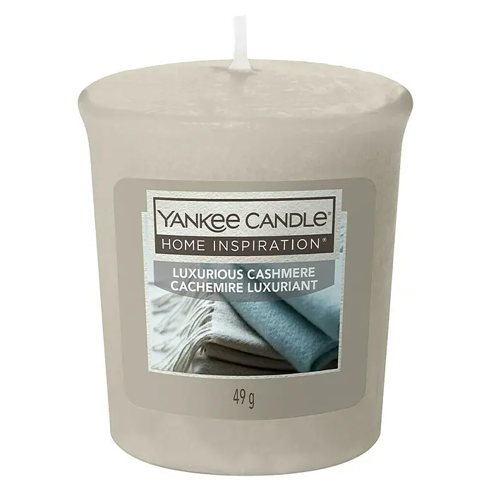 Yankee Candle Home Inspirations Votivkerze - Luxurious Cashmere, 49 g - Vorderansicht