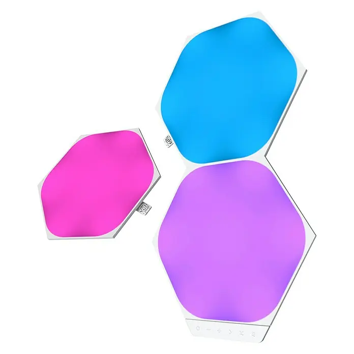 Nanoleaf LED panel - D x Š x V: 23 x 20 x 0,6 cm, Bijele boje, RGBW - Dijagonalni pogled