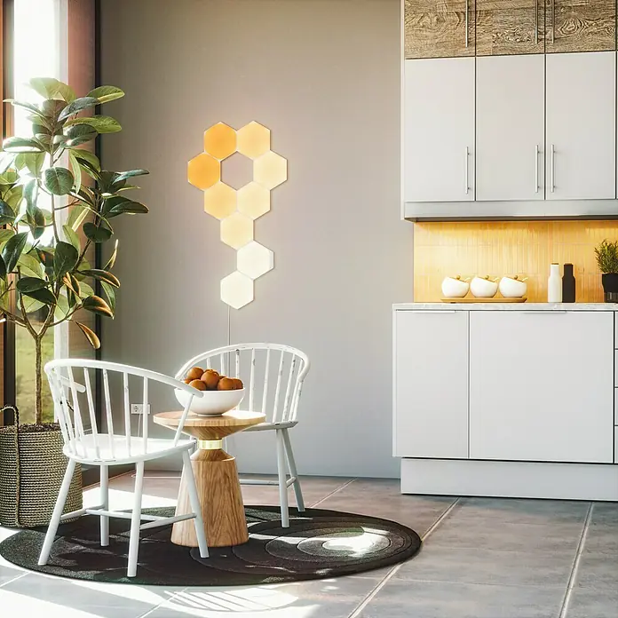 Nanoleaf LED panel - D x Š x V: 23 x 20 x 0,6 cm, Bijele boje, RGBW - Živopisni prikaz