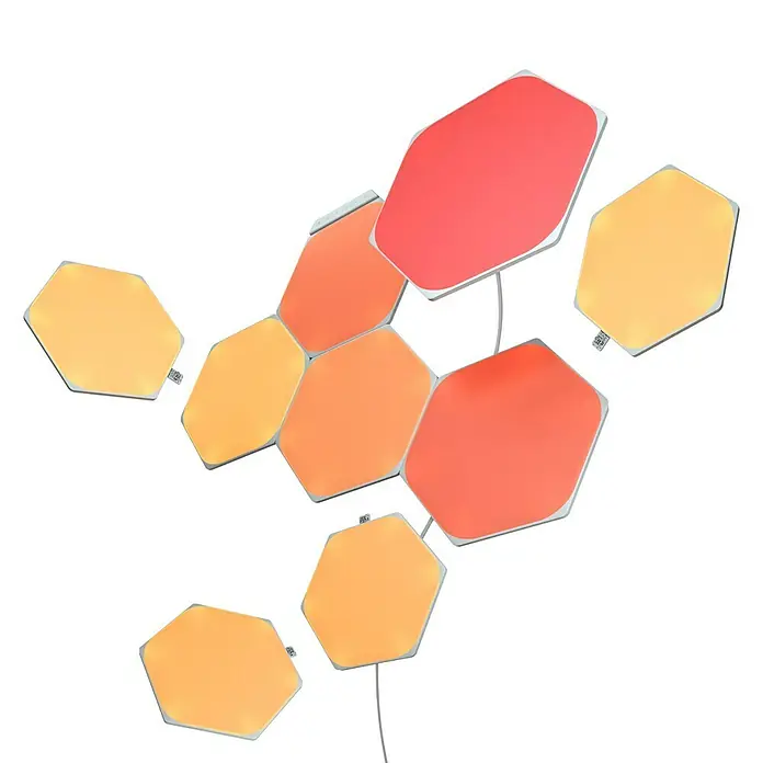 Nanoleaf LED panel - D x Š x V: 23 x 20 x 0,6 cm, Bijele boje, RGBW - Dijagonalni pogled