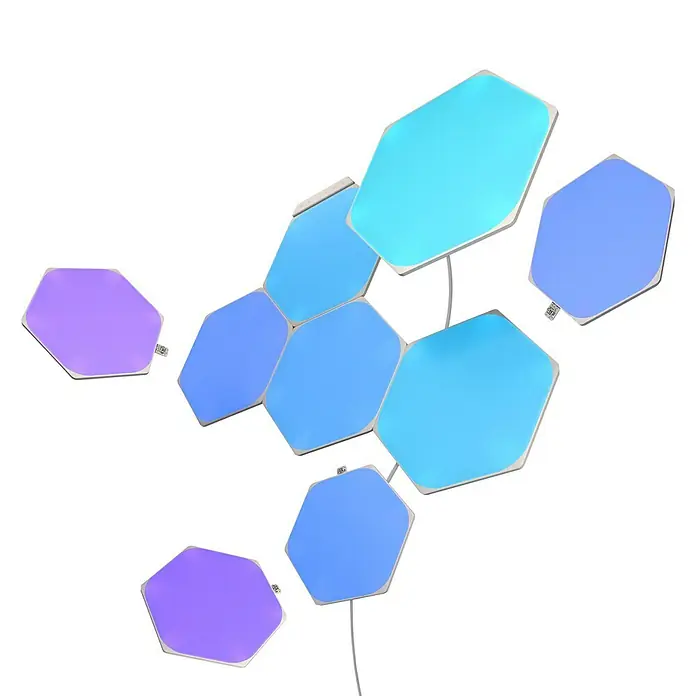 Nanoleaf LED panel - D x Š x V: 23 x 20 x 0,6 cm, Bijele boje, RGBW - Dijagonalni pogled