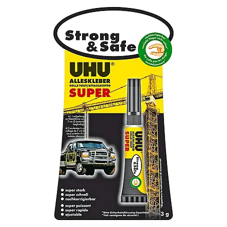 UHU  Alleskleber Super Strong & Safe