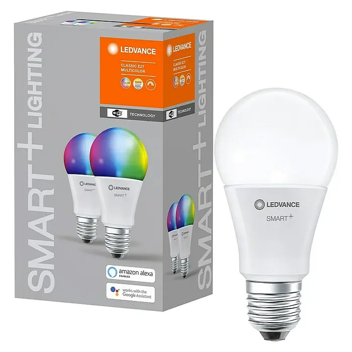 Ledvance LED-Leuchtmittel - E27, 9 W, A60, 806 lm - Vorderansicht