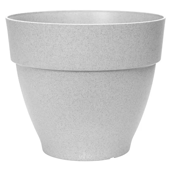 Elho Pflanztopf Vibia Campana - Außenmaß (Ø x H): 30 x 25,8 cm, Kunststoff, Betongrau - Vorderansicht