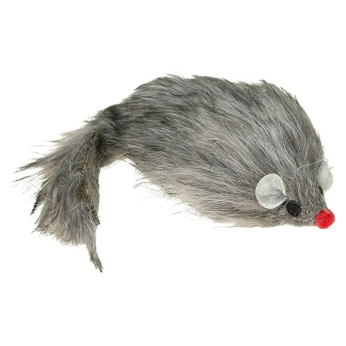 Karlie Kattenspeelgoed Pluche muis - 30 x 24,8 x 17,7 cm, Pluche - Diagonaal zicht