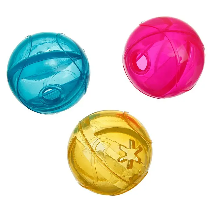 Karlie Juguete para gato Bola para comida - Diámetro: 6 cm, Elastómero termoplástico - Vista frontal