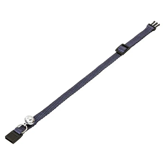 Karlie Kattenhalsband - Nylon, Donkerblauw - Diagonaal zicht
