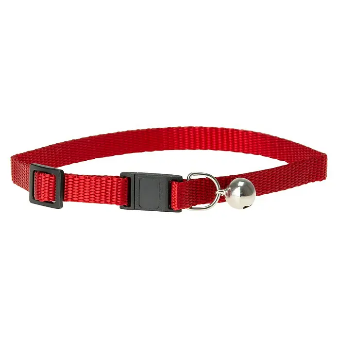 Karlie Collar de gato Campanilla - Nylon, Rojo - Vista angular