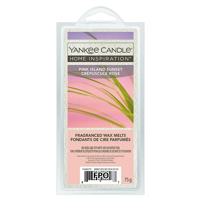Yankee Candle Home Inspirations Duftwachs - Pink Island Sunset, 75 g - Vorderansicht
