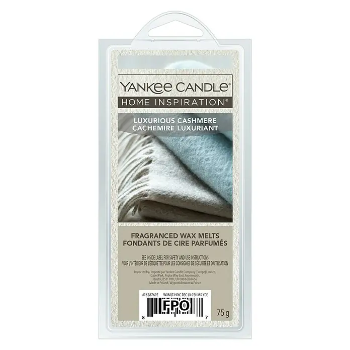 Yankee Candle Home Inspirations Duftwachs - Luxurious Cashmere, 75 g - Vorderansicht
