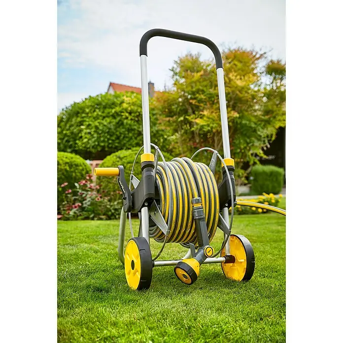 Neptun Kit carro portamangueras - Metal, Longitud del tubo: 30 m - Foto ambiente