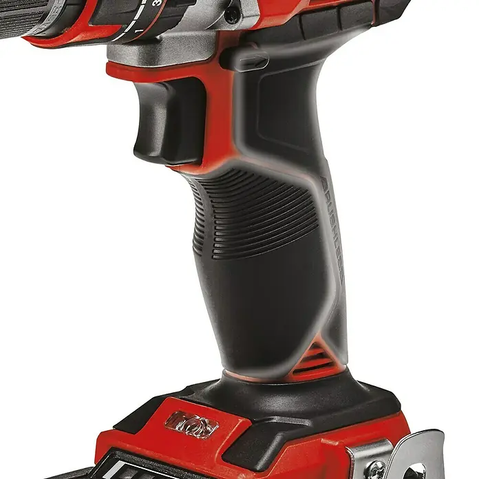 Einhell Taladro percutor de batería TE-CD 18/50 Li-i BL - 18 V, 2 baterías, 2 Ah, 500 r.p.m. - 1.800 r.p.m. - Primer plano
