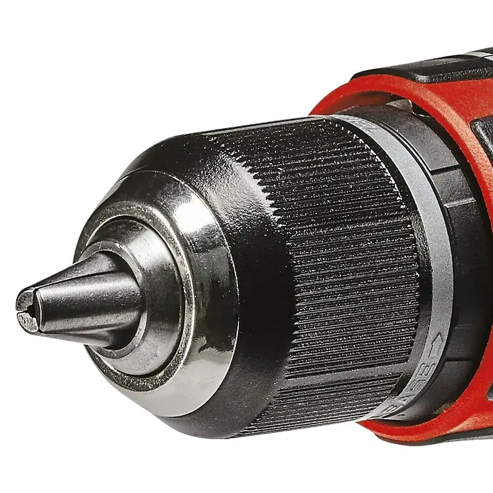 Einhell Taladro percutor de batería TE-CD 18/50 Li-i BL - 18 V, 2 baterías, 2 Ah, 500 r.p.m. - 1.800 r.p.m. - Primer plano