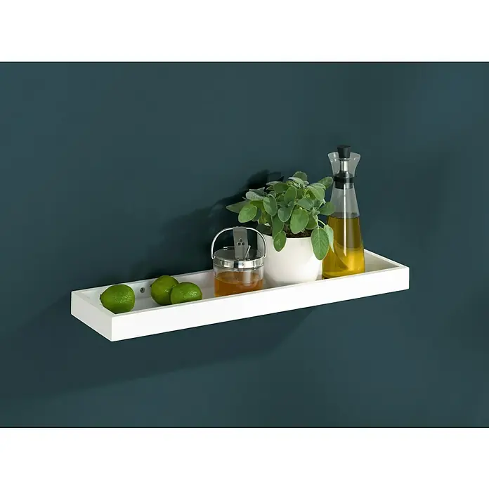 Dolle Wandregal Loggia - L x B x H: 80 x 15 x 4 cm, Weiß - Anwendungsbeispiel