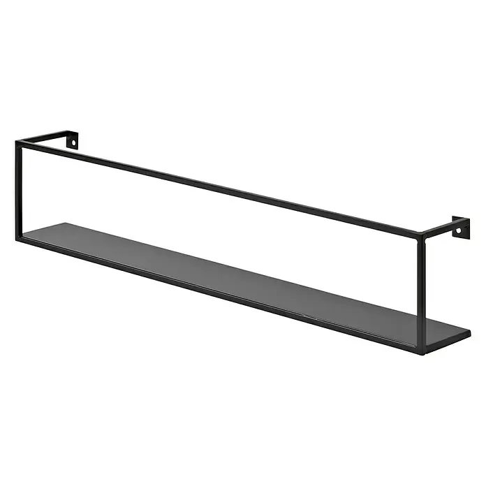 Dolle Wandregal Aquarium - L x B x H: 60 x 8 x 12 cm, Belastbarkeit: 15 kg, Stahl - Diagonale Ansicht