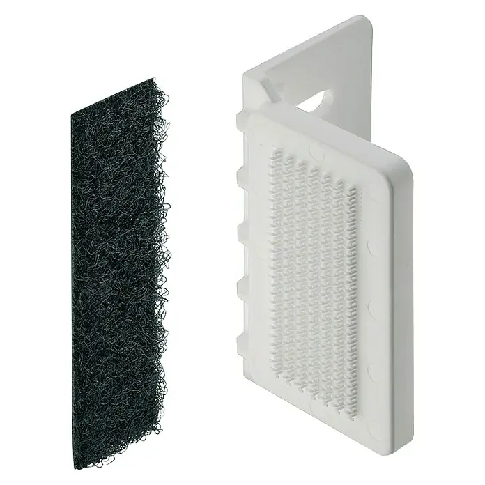 Häfele Cierre para muebles de velcro - Blanco/Negro, Tipo de montaje: Atornillado - Vista angular