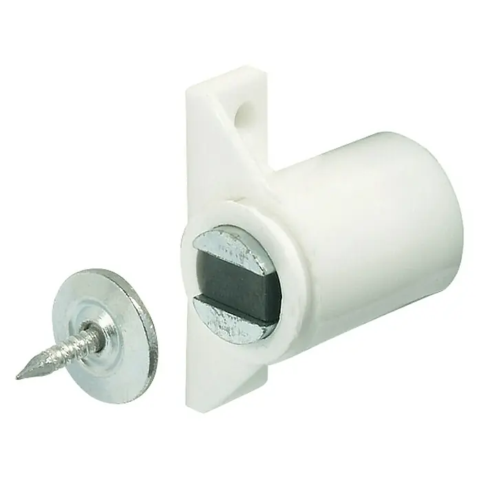 Häfele Cierre magnético - Diámetro: 13 mm, Fuerza de adherencia: 3,5 kg, Blanco - Vista angular