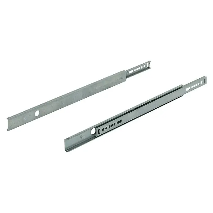 Häfele Guía para cajones - Longitud de instalación: 342 mm, 1 par, Acero, Plateado - Vista angular
