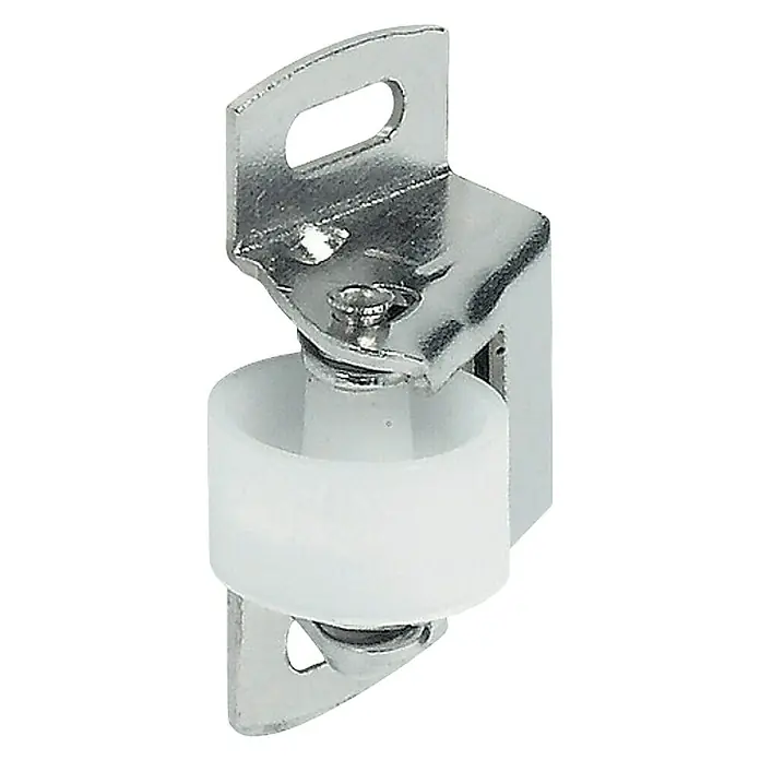 Häfele Cierre de golpete de rodillo - L x An x Al: 33 x 26 x 18 mm, Acero - Vista angular