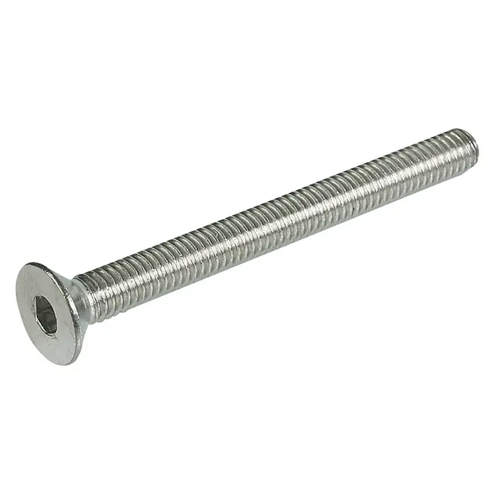 Häfele Tornillo roscado - Largo: 60 mm, M6, Niquelado, Acero - Vista angular