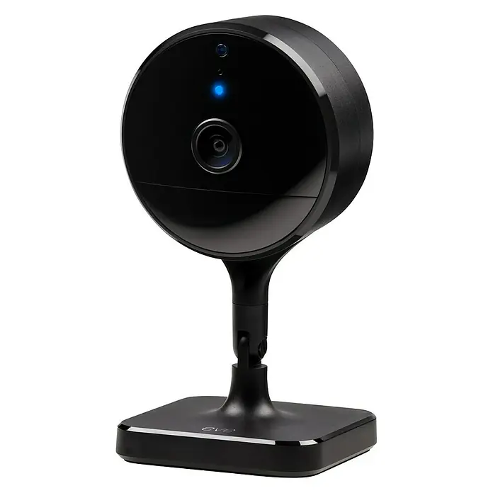 Eve Smart-IP-Innenkamera Cam - 1.080 Pixel (Full HD), Schwarz, Erfassungswinkel: 150 °, Bewegungssensor - Vorderansicht