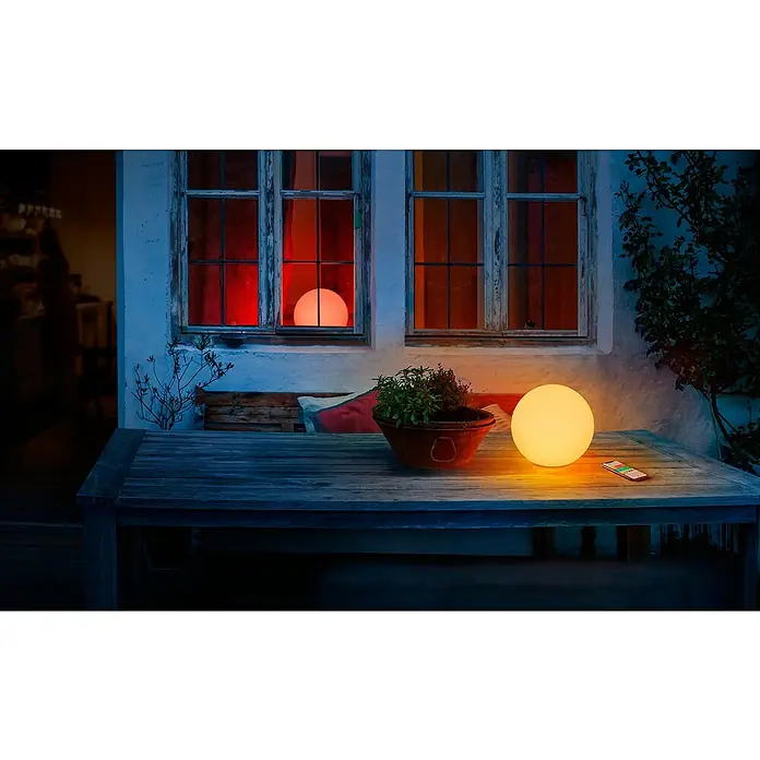 Eve Mobiles LED-Licht Flare - Durchmesser: 25 cm, RGBW, IP65 - Stimmungsaufnahme
