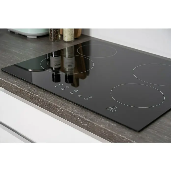 Respekta Premium Küchenzeile GLRP380HWW - Breite: 380 cm, Mit Elektrogeräten, Weiß Hochglanz - Detailaufnahme
