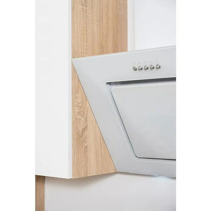 Respekta Premium Küchenzeile GLRP280HESW - Breite: 280 cm, Mit Elektrogeräten, Weiß Hochglanz - Detailaufnahme