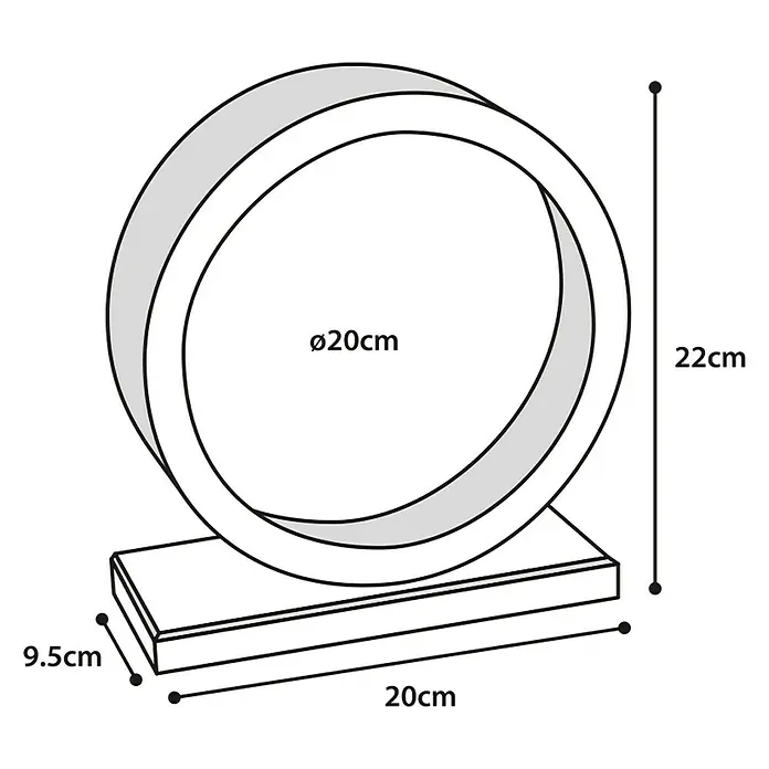Karlie Knaagdierspeelgoed Bogie Wheel - 22 x 20 x 9,5 cm, Hout
