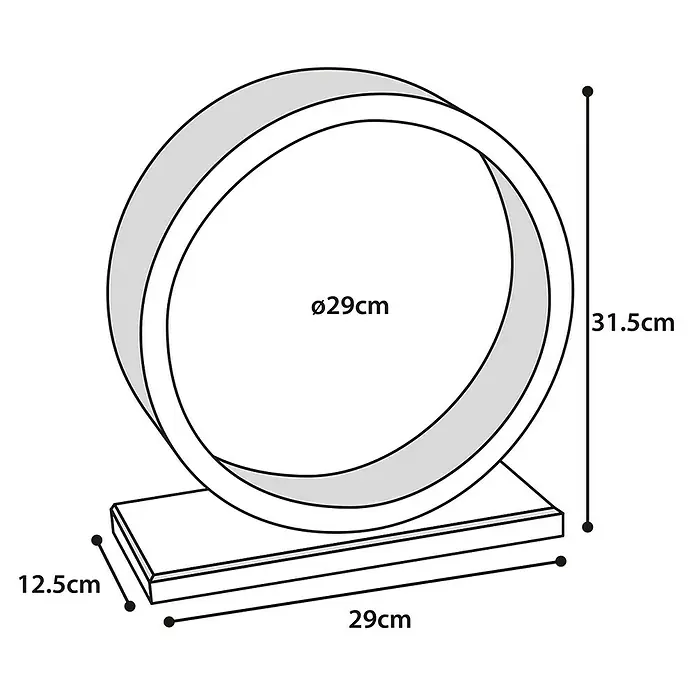 Karlie Knaagdierspeelgoed Bogie Wheel - 31,5 x 29 x 12 cm, Hout