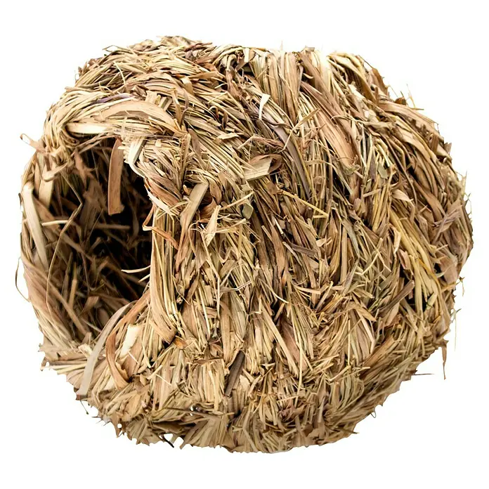 Karlie Grasnest Grasnest - 17 x 17 x 17 cm, Gras - Zijaanzicht links