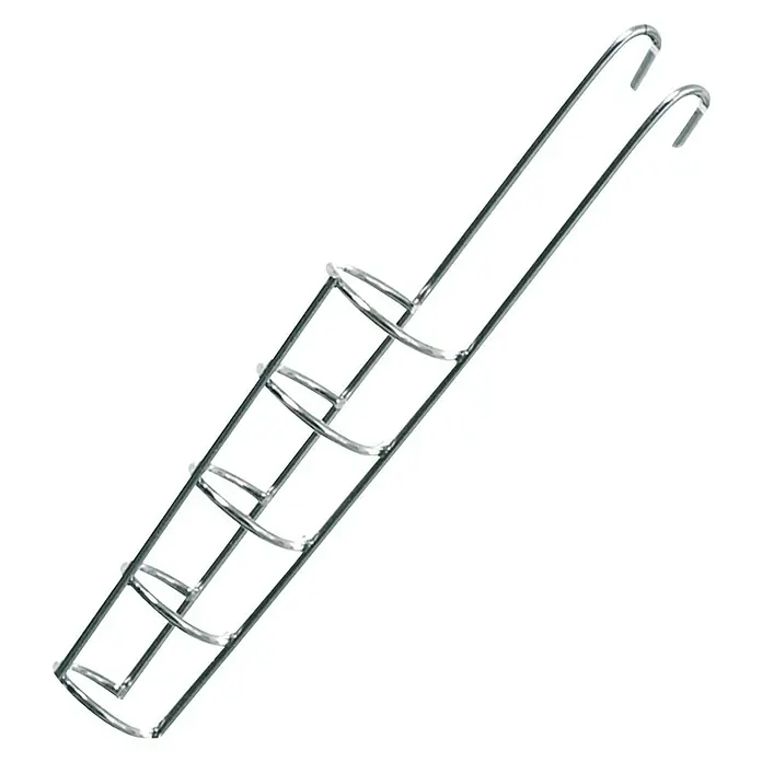 Karlie Voederdispenser voor wortelen - 3 x 3 x 17 cm, Metaal - Diagonaal zicht