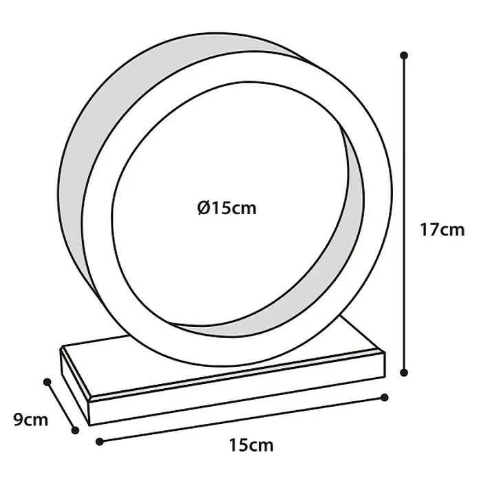 Karlie Knaagdierspeelgoed Bogie Wheel - 18,5 x 15,5 x 10 cm, Hout