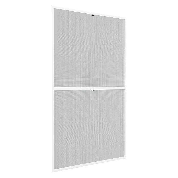 Easy Life easyLINE 2 Insektenschutzfenster XL - B x H: 150 x 210 cm, Farbe Rahmen: Weiß, Schnellmontagefedern - Vorderansicht