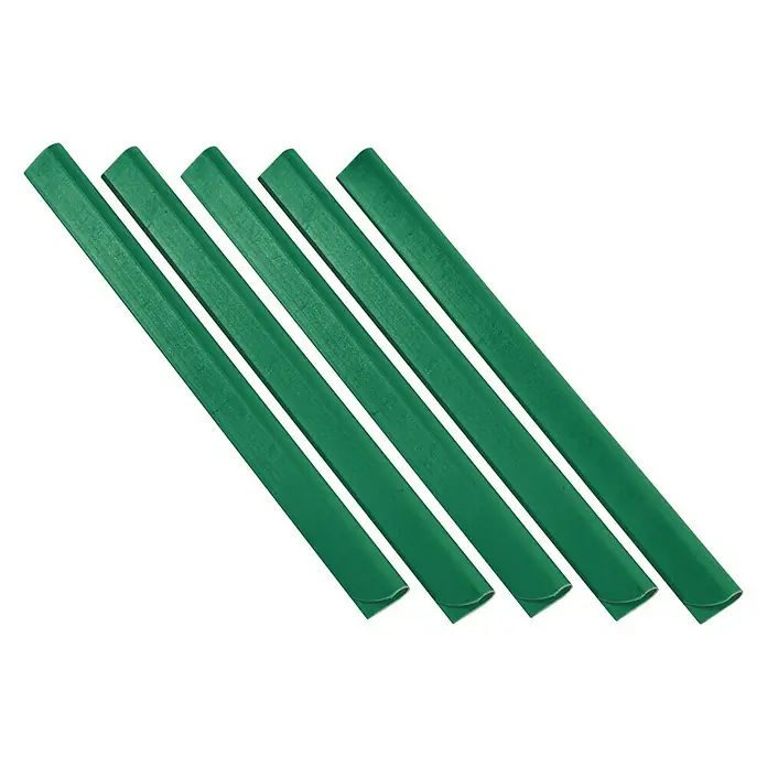Klemmprofile - 25 Stk./Packung, Länge: 19 cm, Grün - Diagonale Ansicht