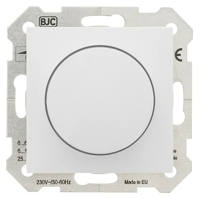 BJC Regulador LED - Blanco, Plástico, En pared - Vista frontal