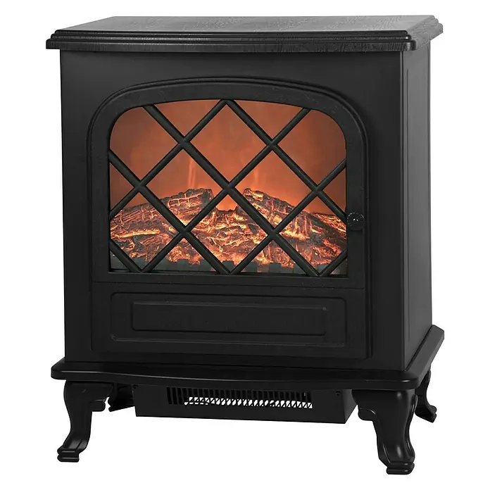 Chimenea eléctrica Emer - 1.000 W - 2.000 W - Vista frontal