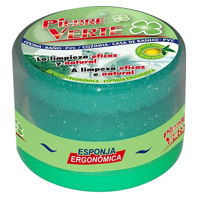 Esponja de limpieza manual Pierre Verte - Limón, 200 g - Vista frontal