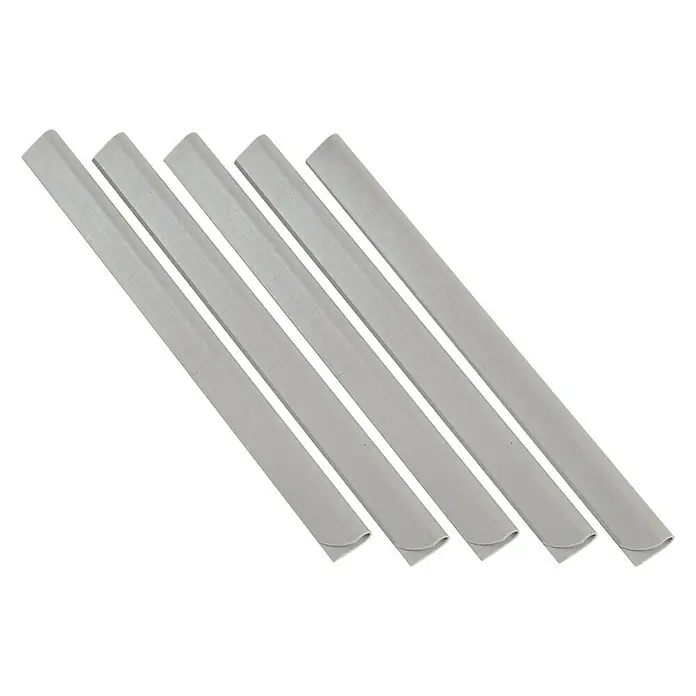 Klemmprofile - 25 Stk./Packung, Länge: 19 cm, Silber - Diagonale Ansicht