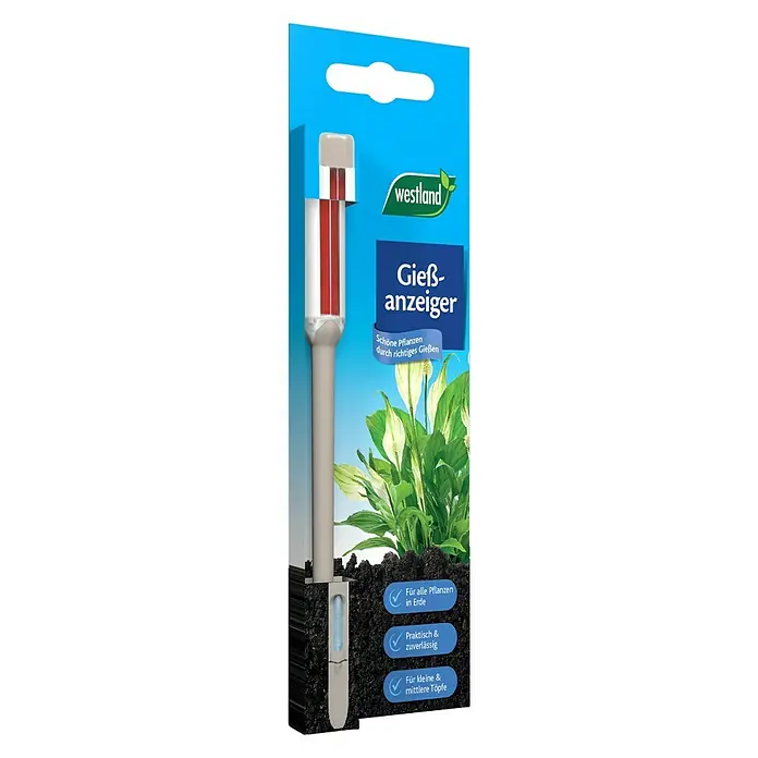 Westland Gießanzeiger - 190 mm, Geeignet für: Blumenerde, Steingrau - Vorderansicht