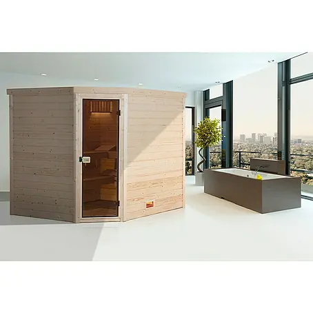 Finnwood  Massivholzsauna Bjoern 3
