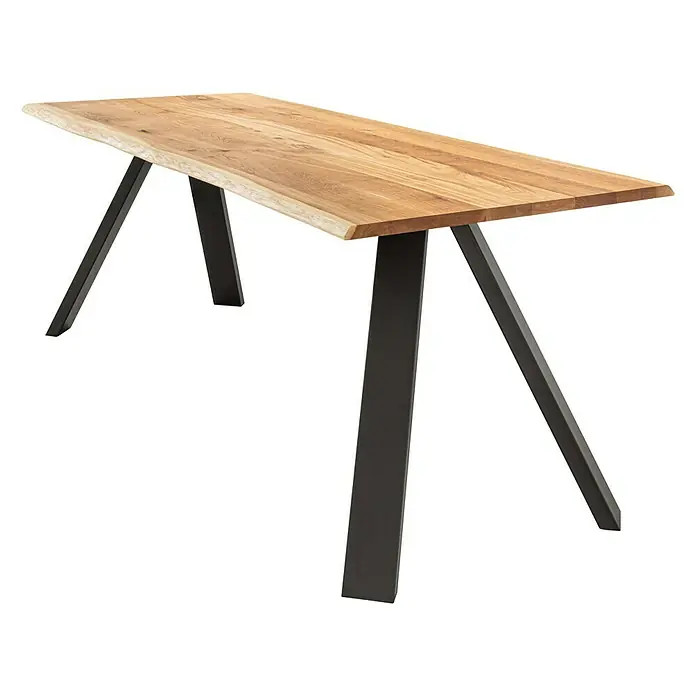 Pur Iternal Black Edition Noga stola - 700 x 374 x 723 mm, Crne boje, V oblik, Namijenjeno za: Dimenziju stolova 80 - 90 cm, 2 Kom. - Dijagonalni pogled