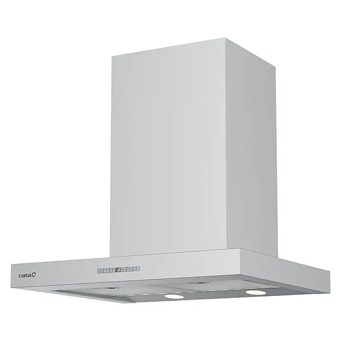 Cata Campana de pared Sygma 6000 X - Ancho: 60 cm, Potencia de aire máx.: 850 m³/h, Acero inoxidable - Vista angular