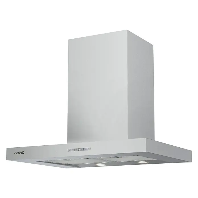Cata Campana de pared Sygma 7000 X - Ancho: 70 cm, Potencia de aire máx.: 850 m³/h, Acero inoxidable - Vista angular